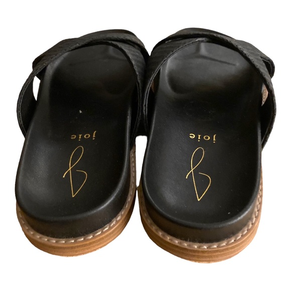 Joie Nell Sandals Flats with Small heel Black Size 7M - Picture 4 of 8